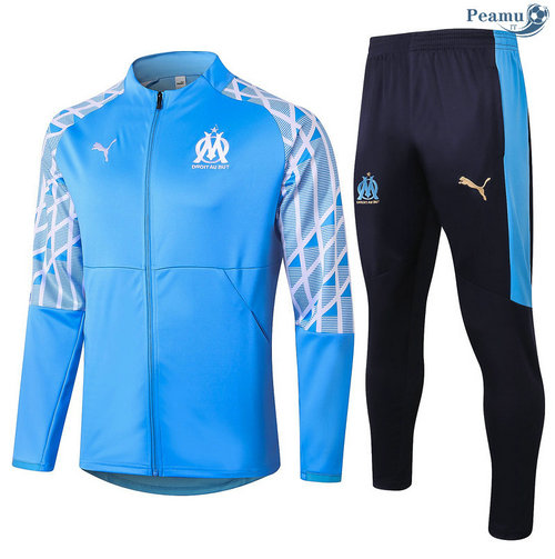Tuta Calcio - Giacca Marsiglia Azzurro 2020-2021