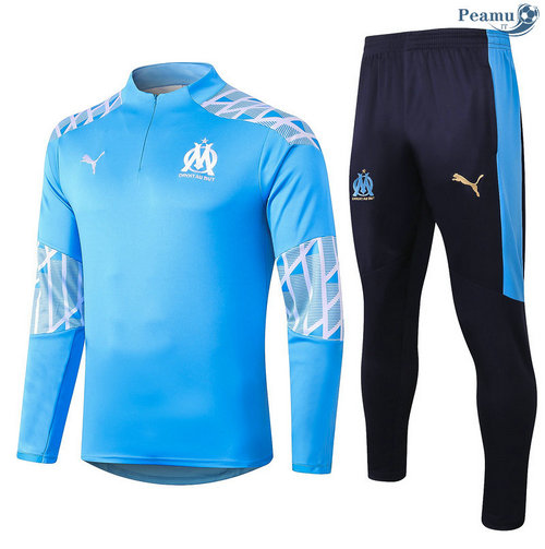 Tuta Calcio Marsiglia Azzurro 2020-2021