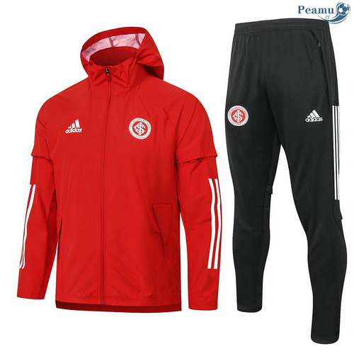 Tuta Calcio - Giacca A Vento SC Internacional Rosso 2020-2021