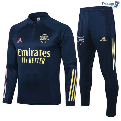 Tuta Calcio Arsenal Bambino Blu Navy 2020-2021