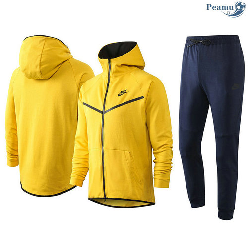 Tuta Calcio - Felpa con cappuccio nike Giallo 2020-2021
