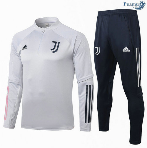 Tuta Calcio Juventus Bambino Grigio chiaro 2020-2021