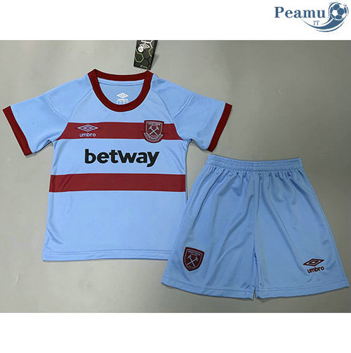 Maglia Calcio West Ham United Bambino Seconda 2020-2021