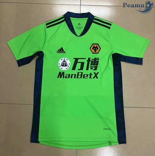 Maglia Calcio Wolverhampton Verde 2020-2021